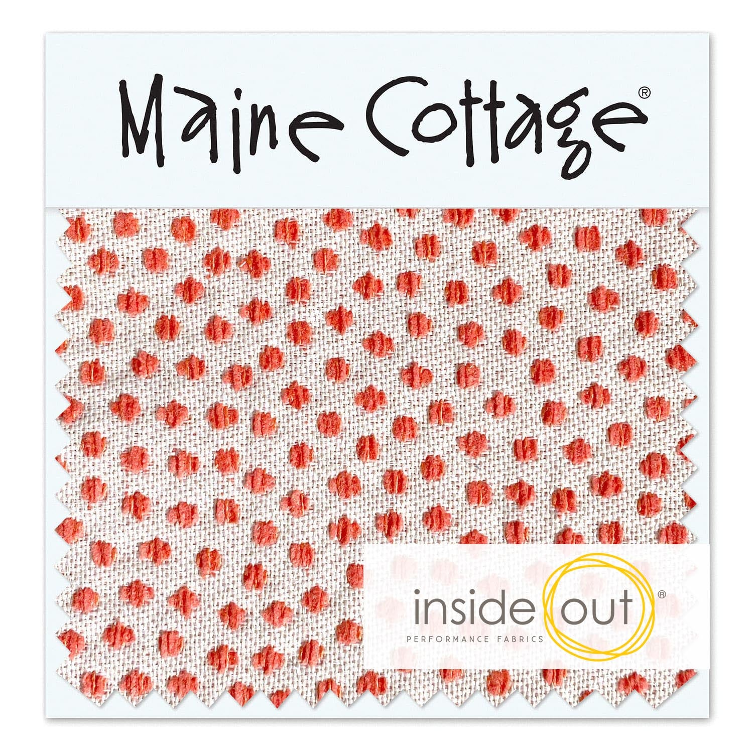 Maine Cottage Freckles: Zinnia Fabric Sample | Maine Cottage® 