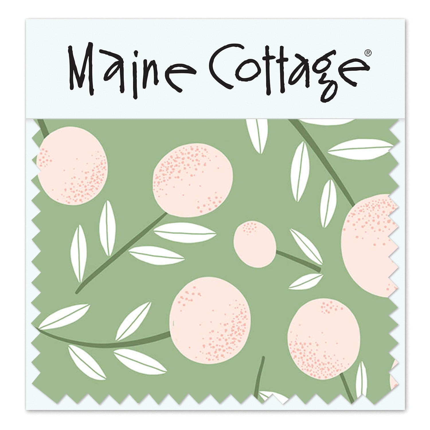 Maine Cottage Let's Grove: Sage Fabric Sample | Maine Cottage® 