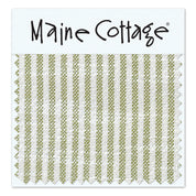 Maine Cottage Oxford Stripe: Greenery Fabric Sample | Maine Cottage® 