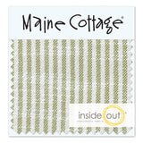 Oxford Stripe: Greenery (swatch card)