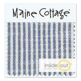 Oxford Stripe: Marine (swatch card)