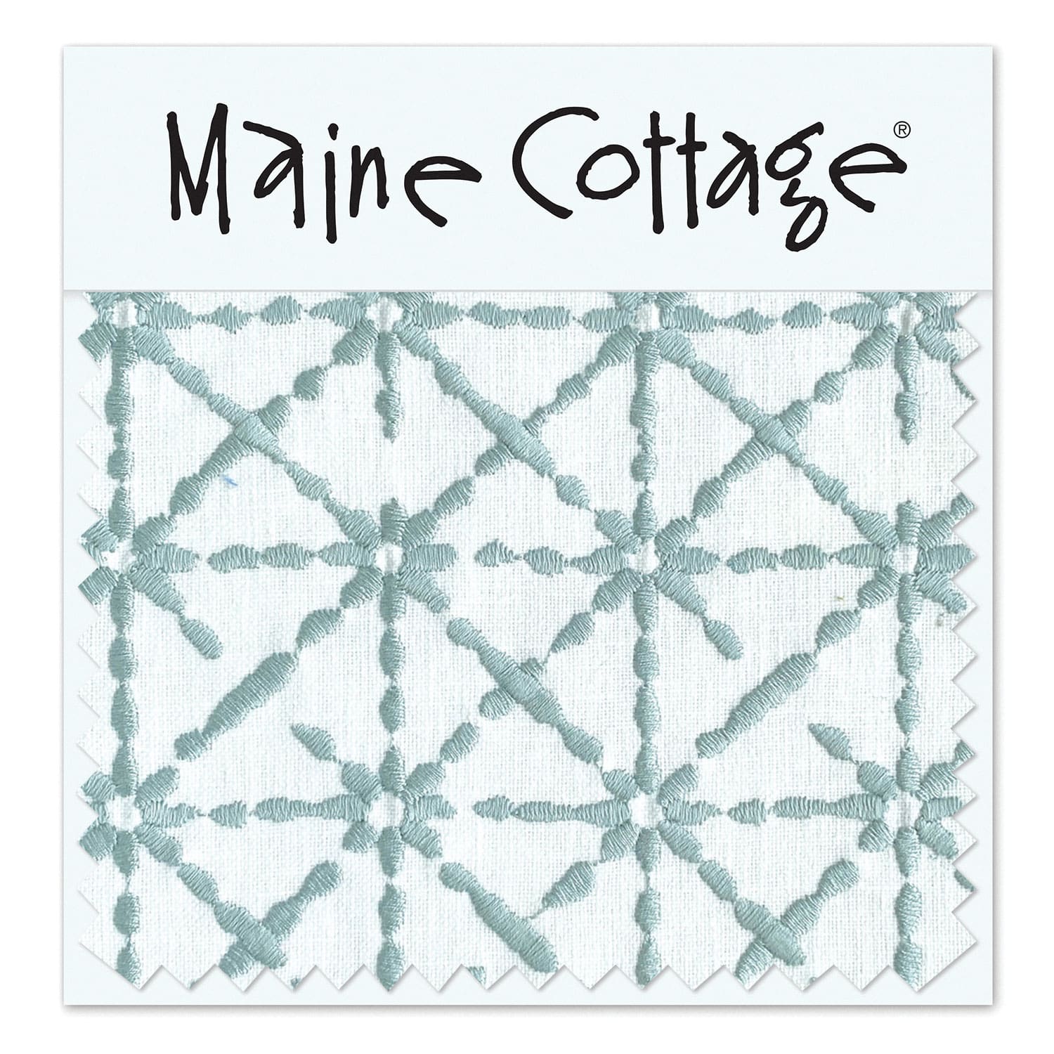 Maine Cottage In Stitches: Bluebell Fabric Sample | Maine Cottage® 