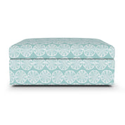 Maine Cottage Milly Storage Ottoman | Traditional Coastal Upholstered Ottoman 