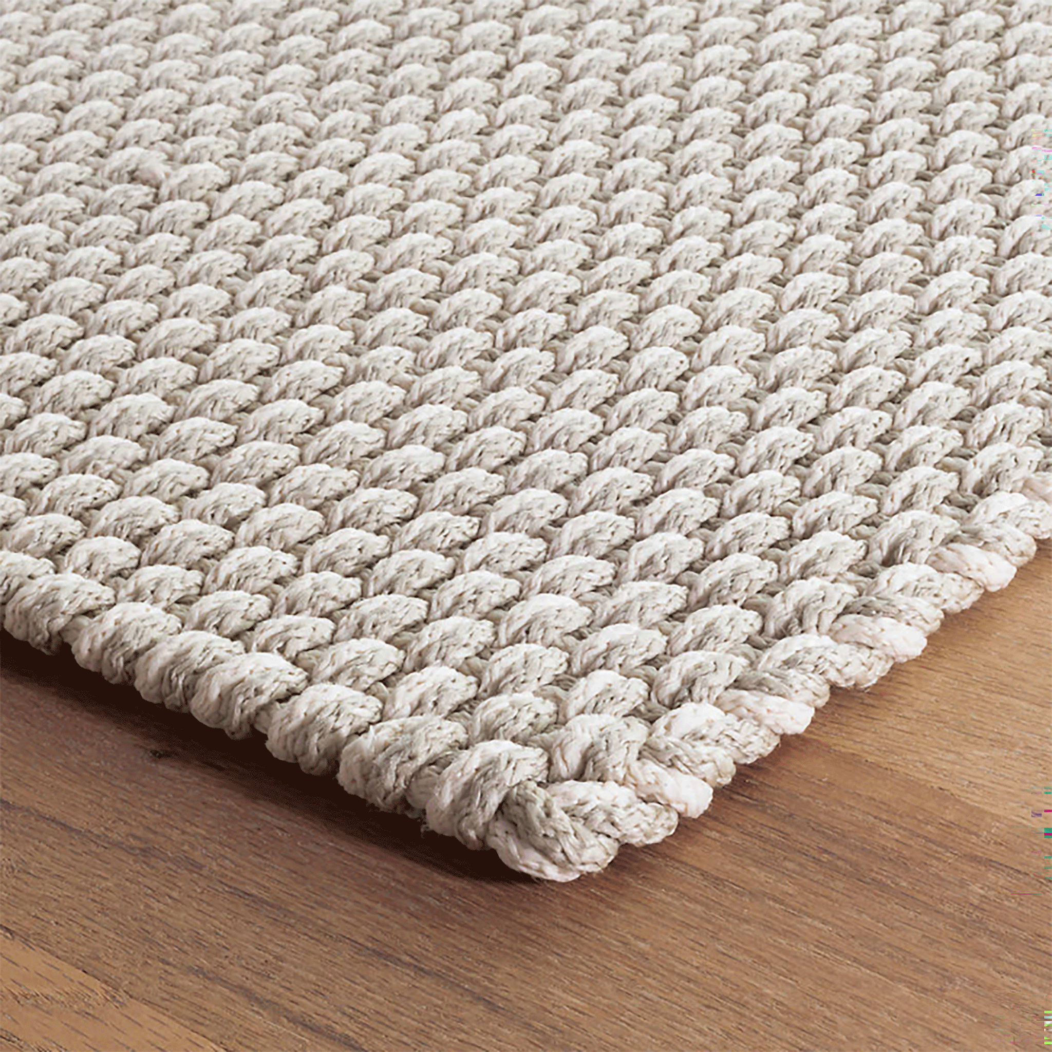 Maine Cottage Two-Tone Rope Platinum/Ivory Indoor/Outdoor Rug | Maine Cottage¨ 