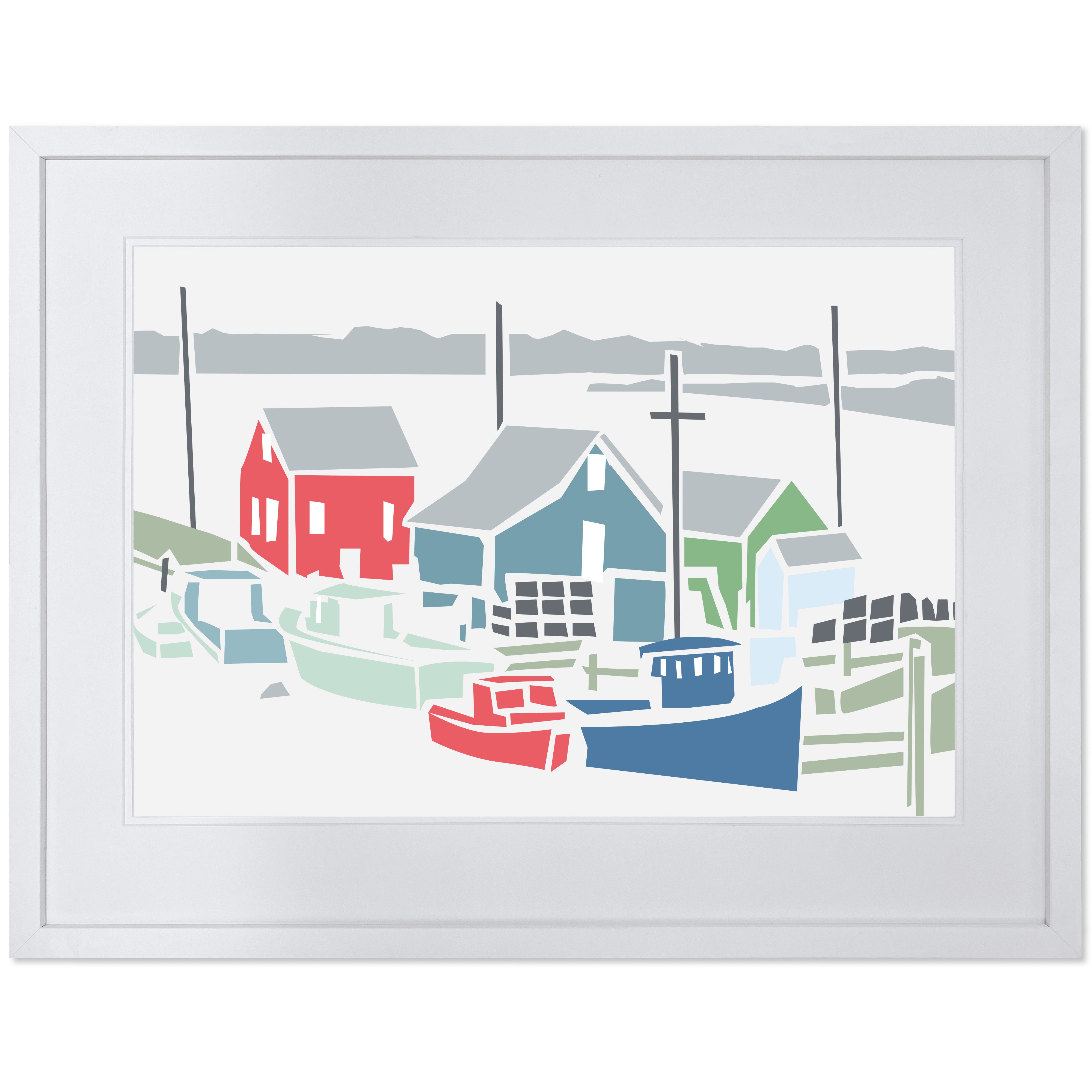 Maine Cottage Village II by Gene Barbera for Maine Cottage® 
