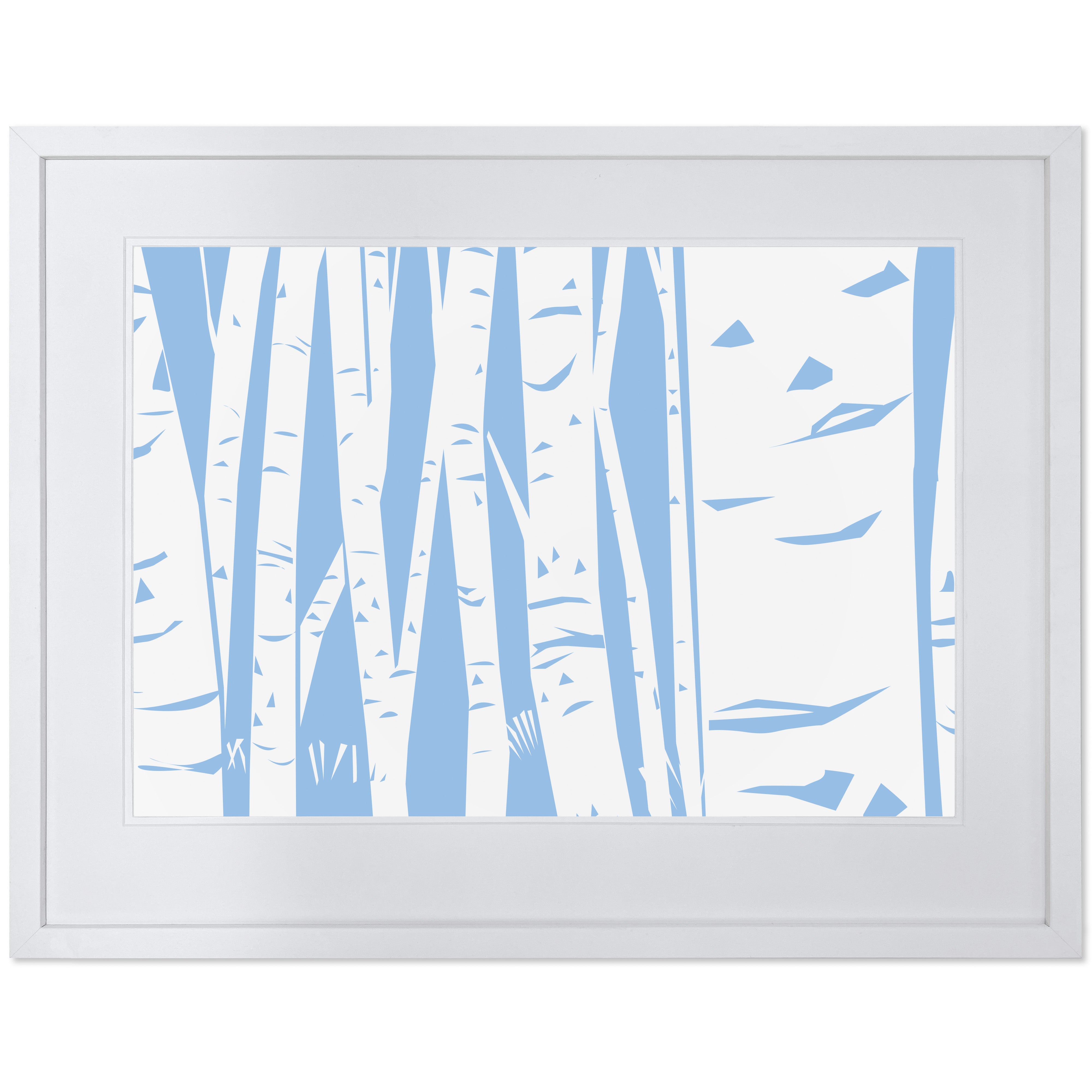 Maine Cottage Birches - Nikko Blue by Gene Barbera for Maine Cottage® 