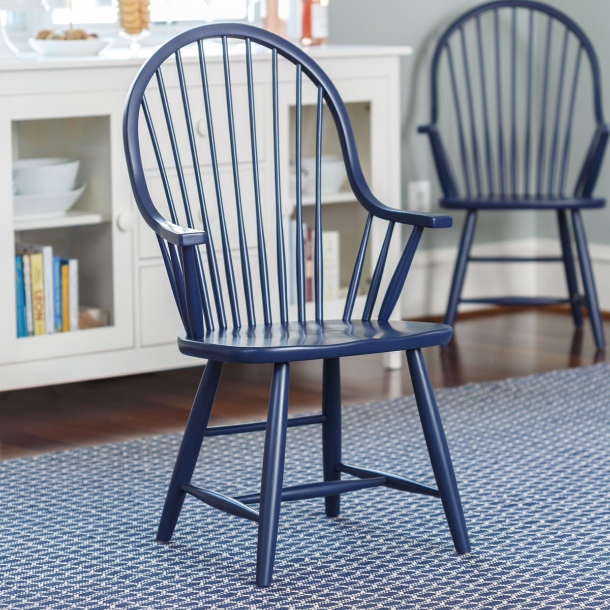 Maine Cottage Windsor Arm Chair | Handmade to Order Colorful Windsor Chair 