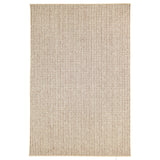 Wool Beads and Sisal Rug Natural
